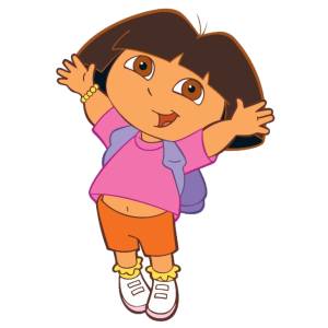 Disegno di Dora l'Esploratrice a colori