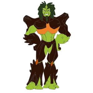 Disegno di Il Signore della Foresta a colori