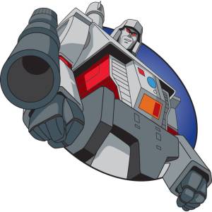 Disegno di Megatron Transformers a colori