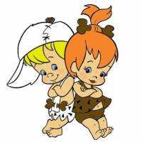 Disegno di I Piccoli dei Flintstones a colori