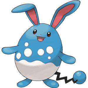 Disegno di Pokemon Azumarill a colori