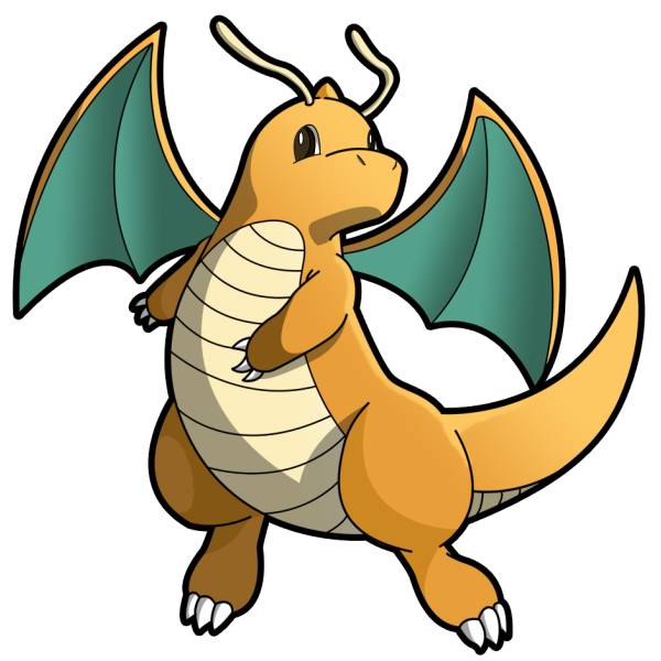 Disegno di Pokemon Dragonite a colori