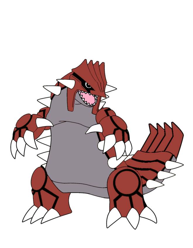 disegno di Pokemon Groudon a colori