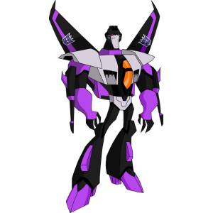 Disegno di Skywarp Transformers a colori