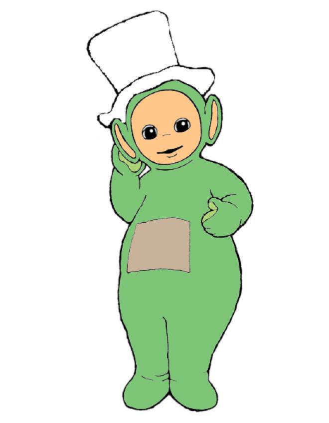 disegno di Teletubbies Dipsy a colori