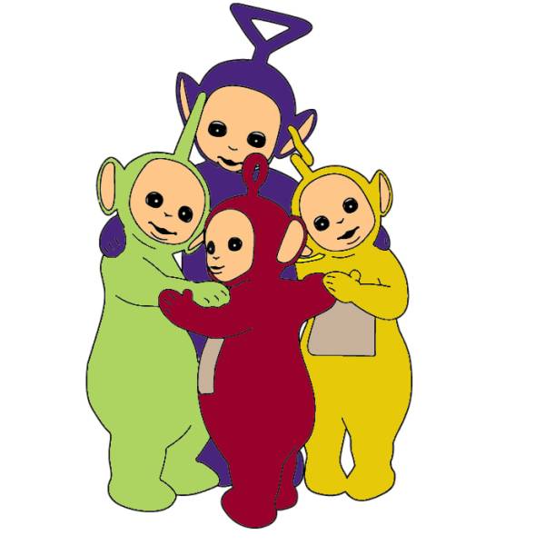 Disegno di I Teletubbies a colori