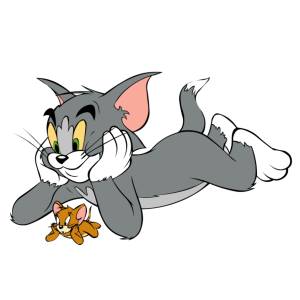 Disegno di Tom e Jerry a colori