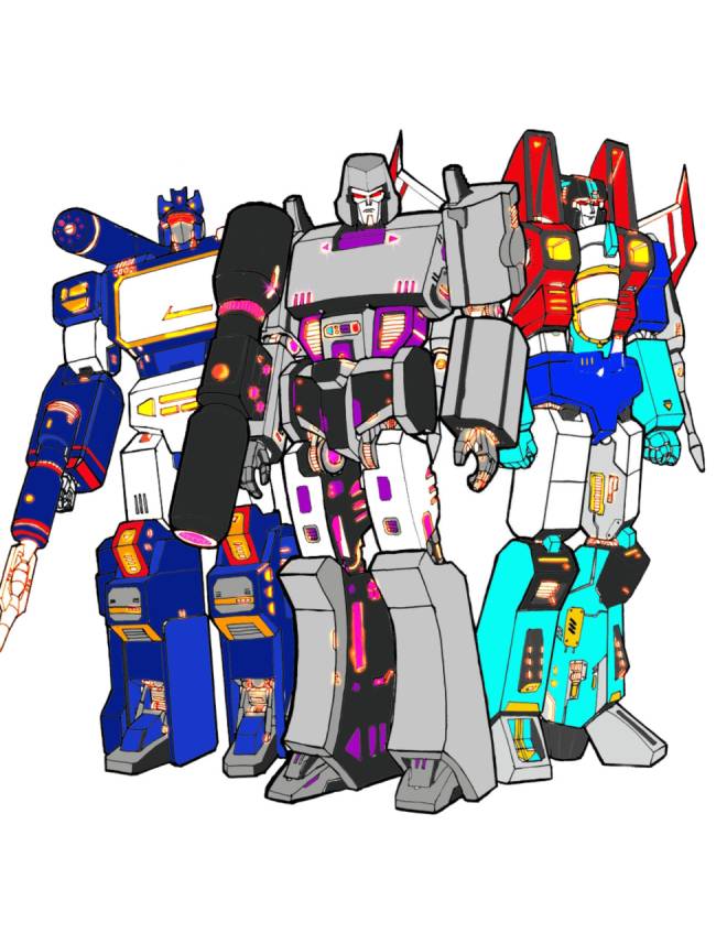 disegno di Transformers a colori