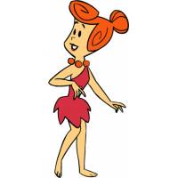 Disegno di Wilma dei Flintstones a colori