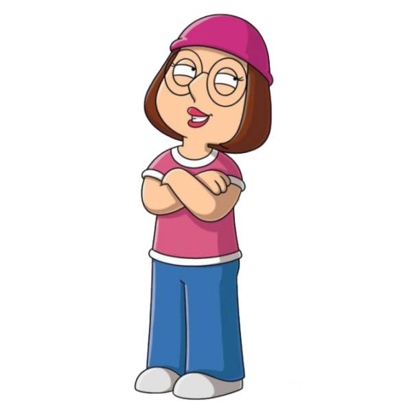 Disegno di Meg Griffin a colori