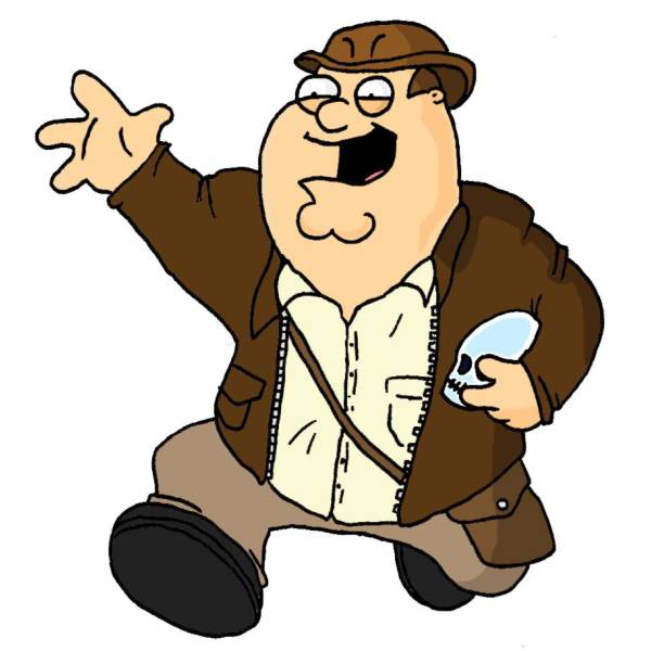 Disegno di Peter Griffin a colori