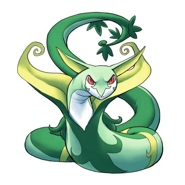 Disegno di Pokemon Serperior a colori