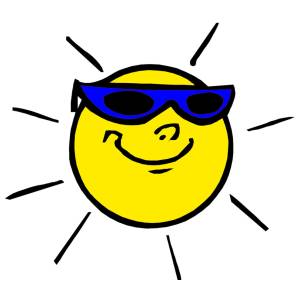 disegno di Sole Estate a colori