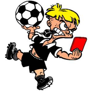 Disegno di Arbitro di Calcio a colori