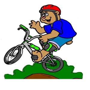 Disegno di Mountain Bike a colori