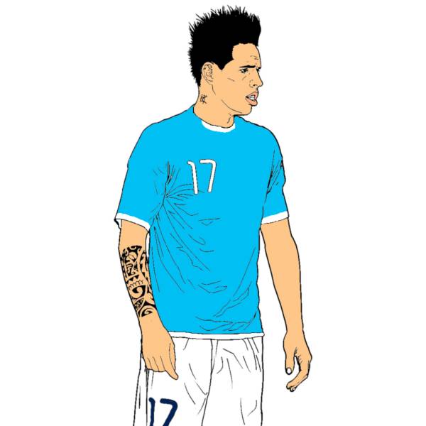 Disegno di Marek Hamsik a colori