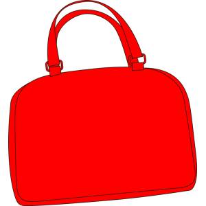 Disegno di Borsa Rossa a colori