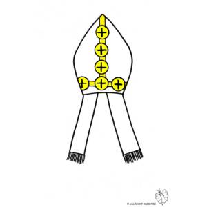 Disegno di Cappello Papale a colori