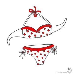 Disegno di Costume Mare a colori