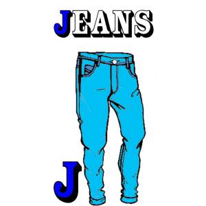 Disegno di Scheda Lettera J a colori