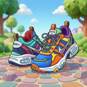 disegno di Scarpe da Ginnastica  a colori