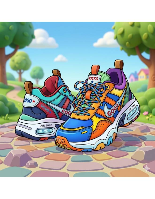 disegno di Scarpe da Ginnastica  a colori