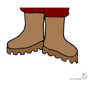 Disegno di Stivali Uomo a colori