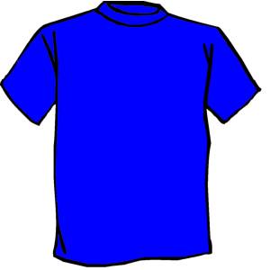 Disegno di Maglietta Blu a colori