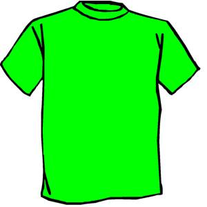 Disegno di Maglietta Verde a colori