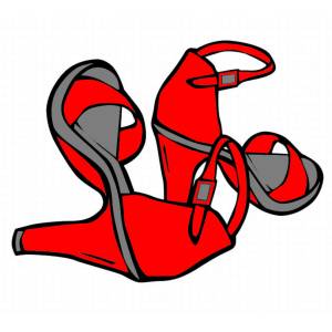 Disegno di Scarpe da Donna a colori