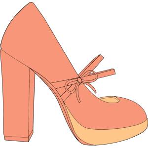 Disegno di Scarpa da Donna a colori