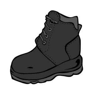 Disegno di Stivali Anfibi a colori