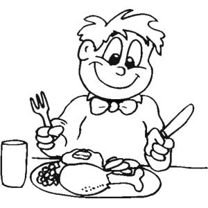 Disegno di Buon Appetito da colorare