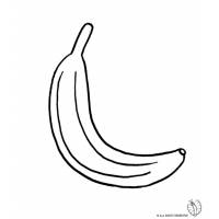 Disegno di Banana da colorare