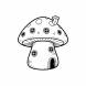 Disegno di Casa a Forma di Fungo da colorare