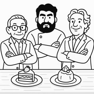 Disegno di Chef Famosi da colorare