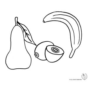 Disegno di Frutti da colorare