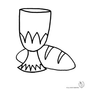 Disegno di Il Pane e il Vino da colorare