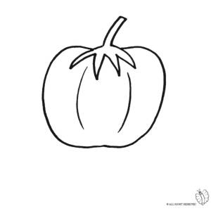 disegno di Pomodoro da colorare