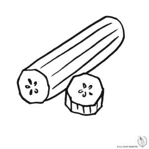 Disegno di Zucchina da colorare