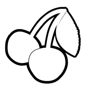 Disegno di Ciliege da colorare