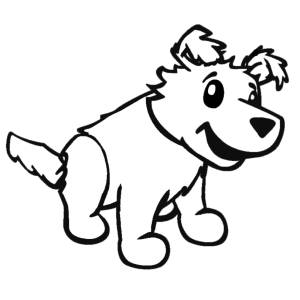 Disegno di Cucciolo da colorare