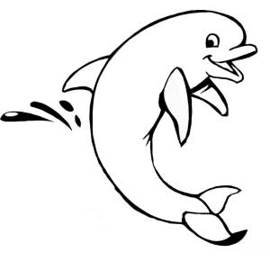 Disegno di Il Delfino da colorare