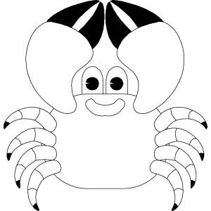 Disegno di Granchio da colorare