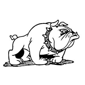 Disegno di Bulldog da colorare