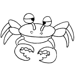Disegno di Granchietto da colorare