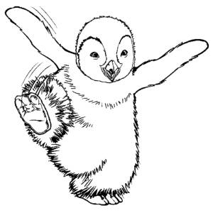 Disegno di Happy Feet da colorare