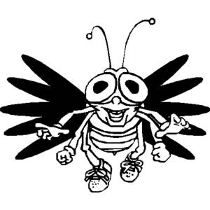 Disegno di Moscone da colorare