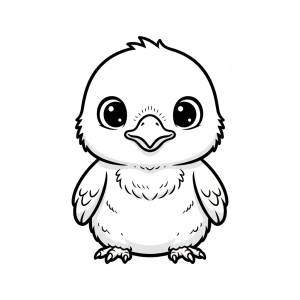 disegno di Piccola Acquila da colorare