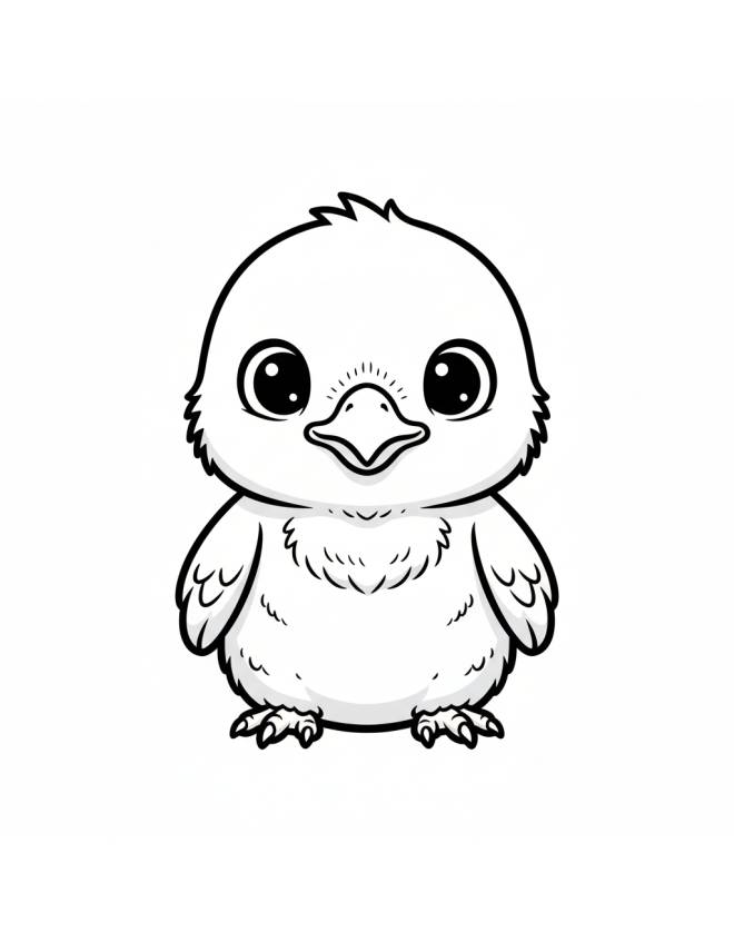 disegno di Piccola Acquila da colorare